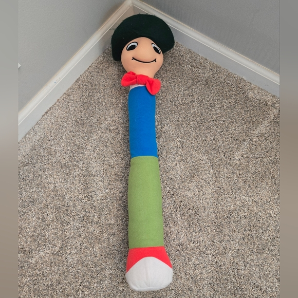 The Busy World of Richard Scarry 1995 Vintage Gund Lowly Worm Plush Toy - Picture 4 of 9